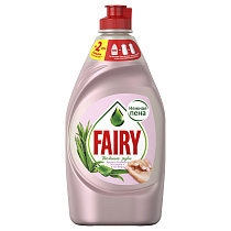 Средство для мытья посуды Fairy "Нежные руки. Розовый жасмин и Алоэ Вера", 450мл (ПОД ЗАКАЗ) 