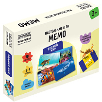 Игра настольная ТРИ СОВЫ "Мемо. Водный мир ", 50 карточек, картонная коробка